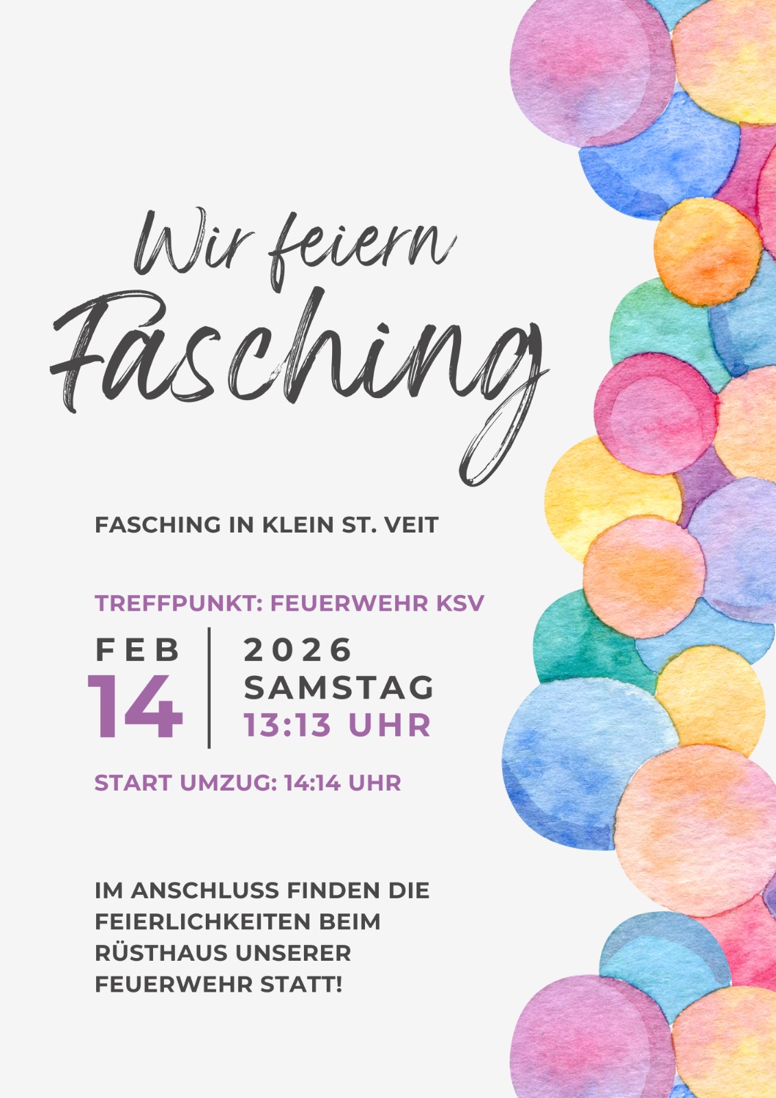 Fasching in Klein St. Veit