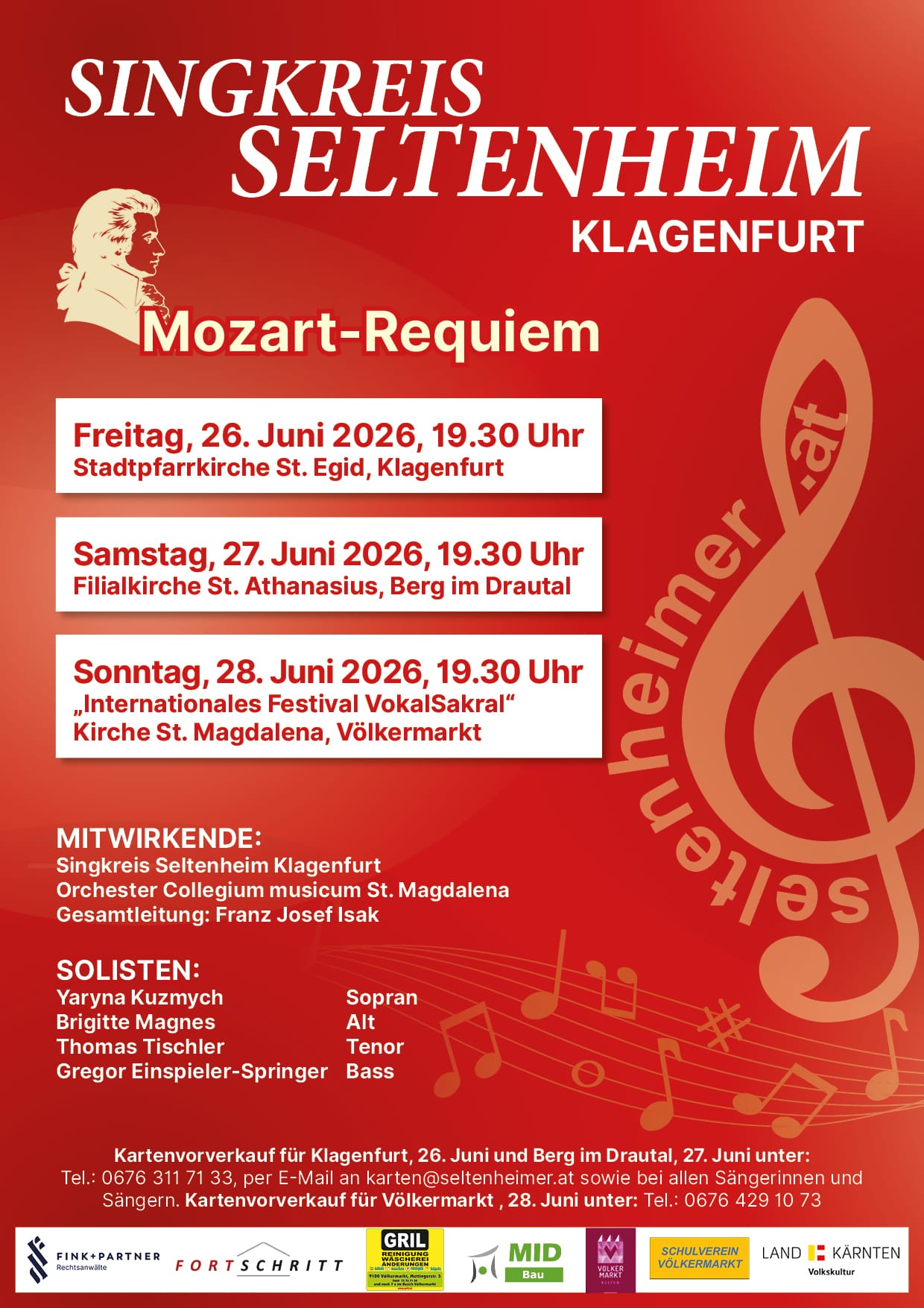 Singkreis Seltenheim Klagenfurt - Mozart-Requiem